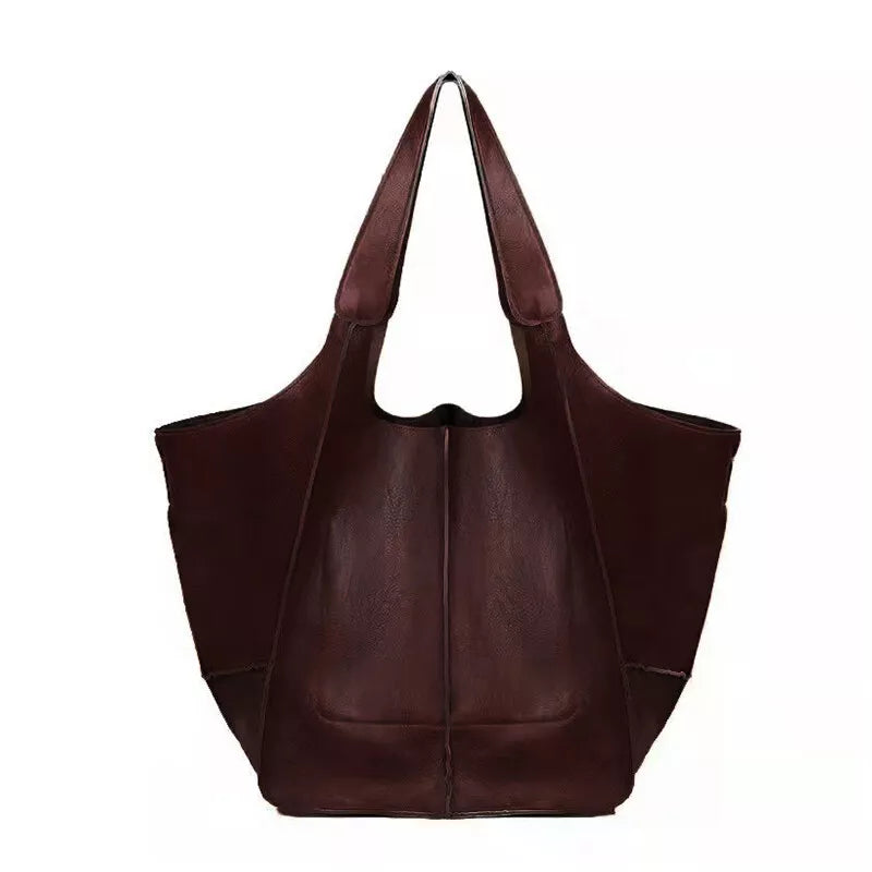 Emma | Women's Large Vegan Leather Tote Shoulder Bag