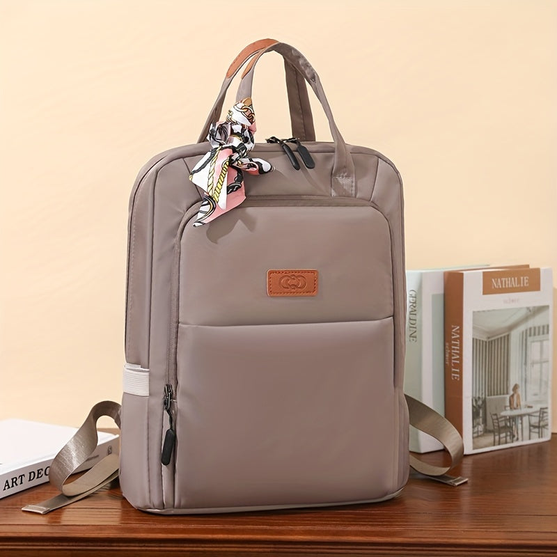 Streamlined Nylon Laptop Backpack