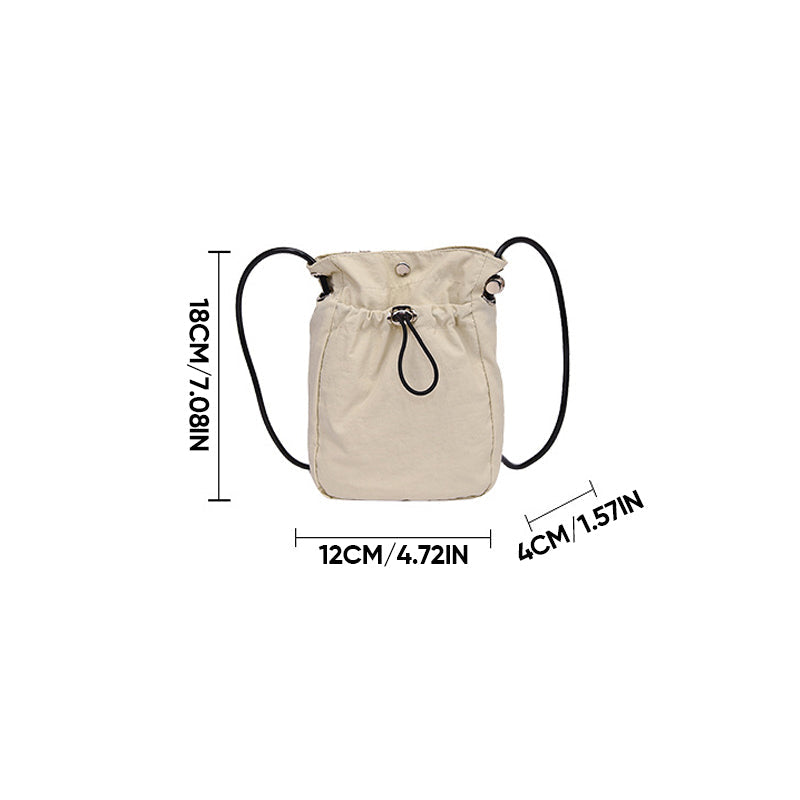 Olivia | Compact Drawstring Crossbody Bag