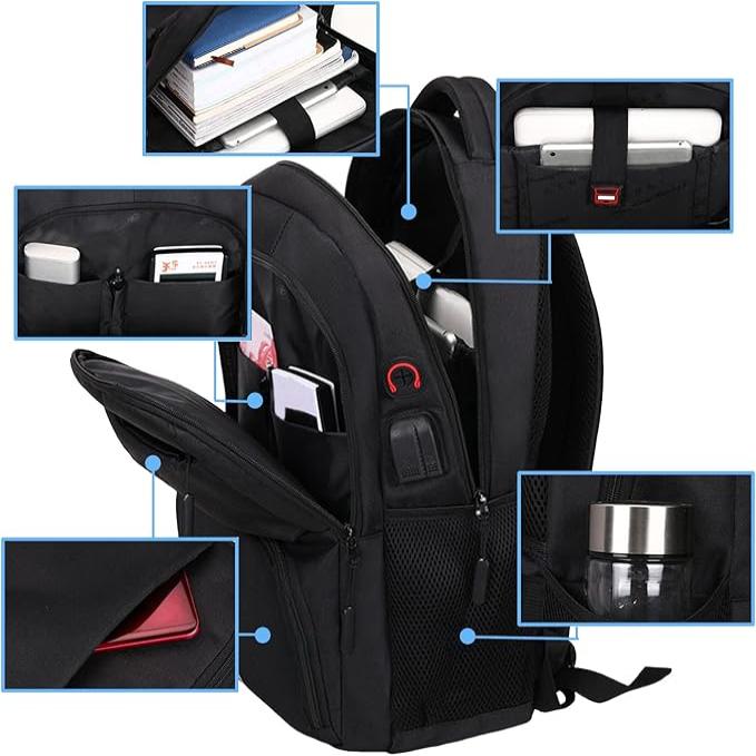 Ethan | Anti-Theft Large Travel Laptop Backpack