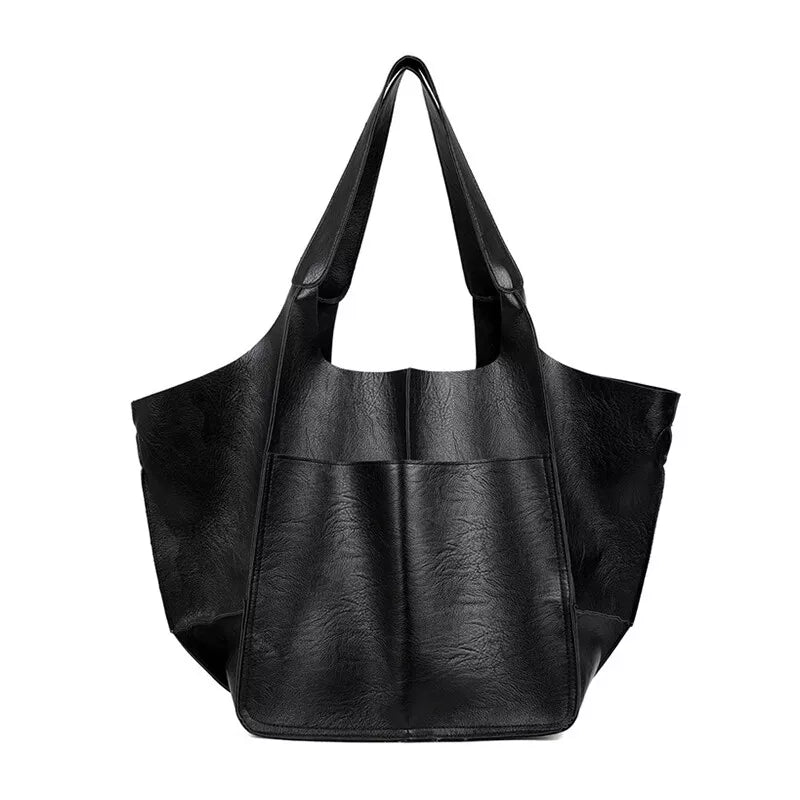 Emma | Women's Large Vegan Leather Tote Shoulder Bag