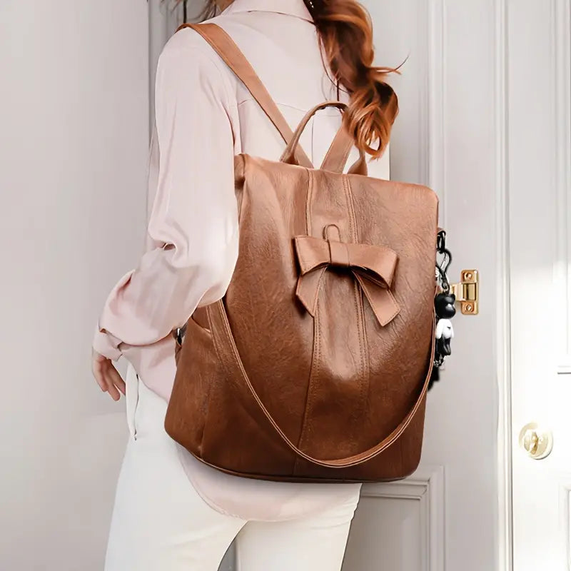 Amelia | Chic Women's Cute Backpack with Bow Design