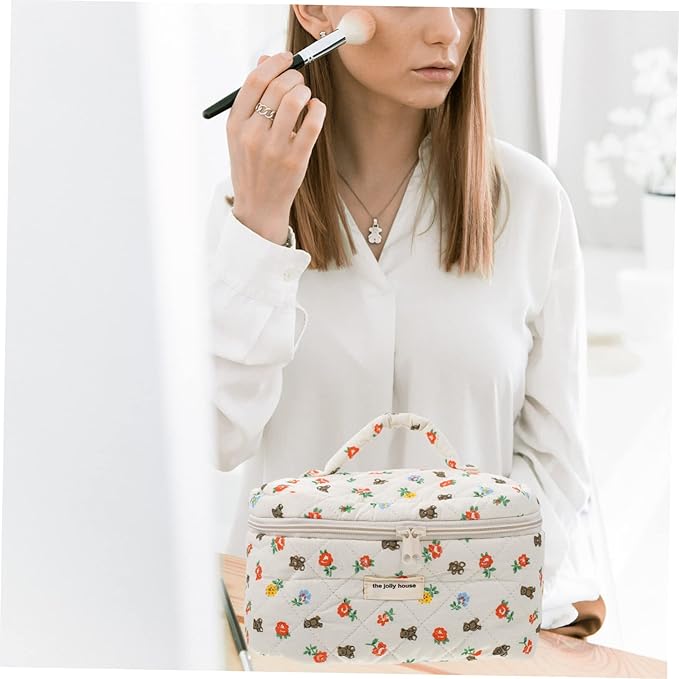 Bella | Kawaii Floral Cosmetic Travel Bag