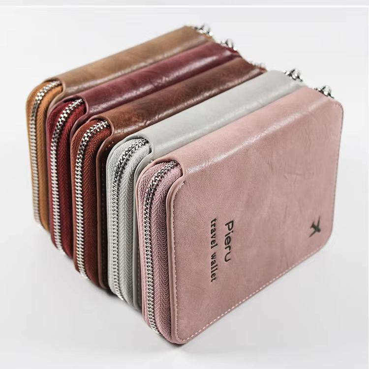 Evelyn | RFID Blocking Passport Holder Travel Wallet