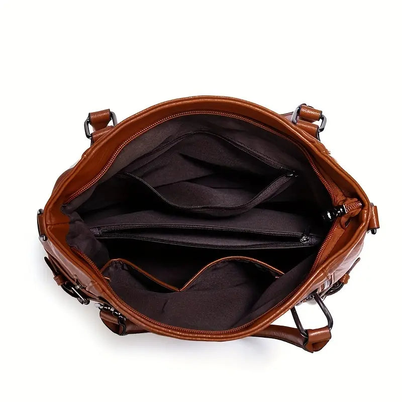 Emma | Fashion Classic Vintage PU Leather Crossbody Handbag