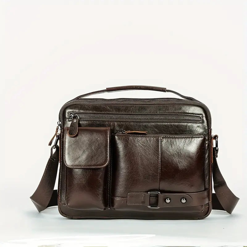 Liam | Men's Genuine Leather Crossbody Sling Bag for Tablet