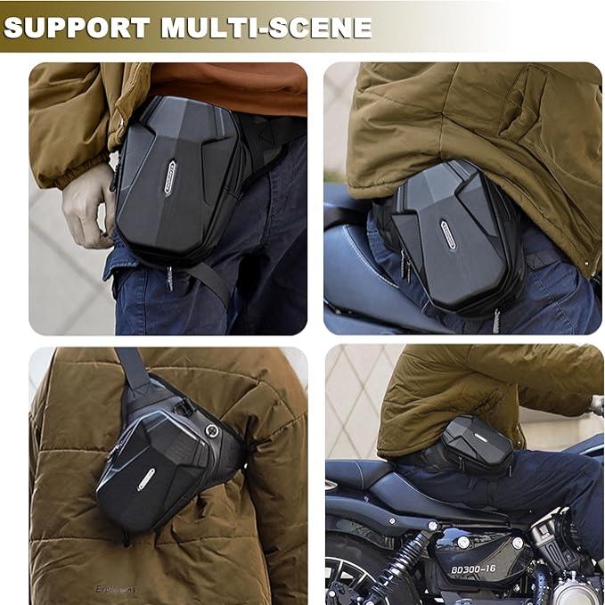 Blakely | Expandable Waterproof Motorcycle Drop Leg Bum Bag