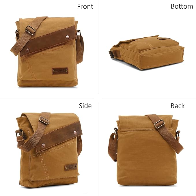 Mason | Vintage Small Canvas Crossbody Messenger Bag