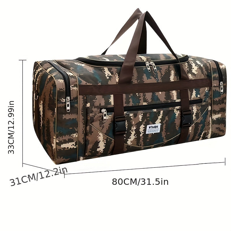 Camo Weekender Duffle Bag