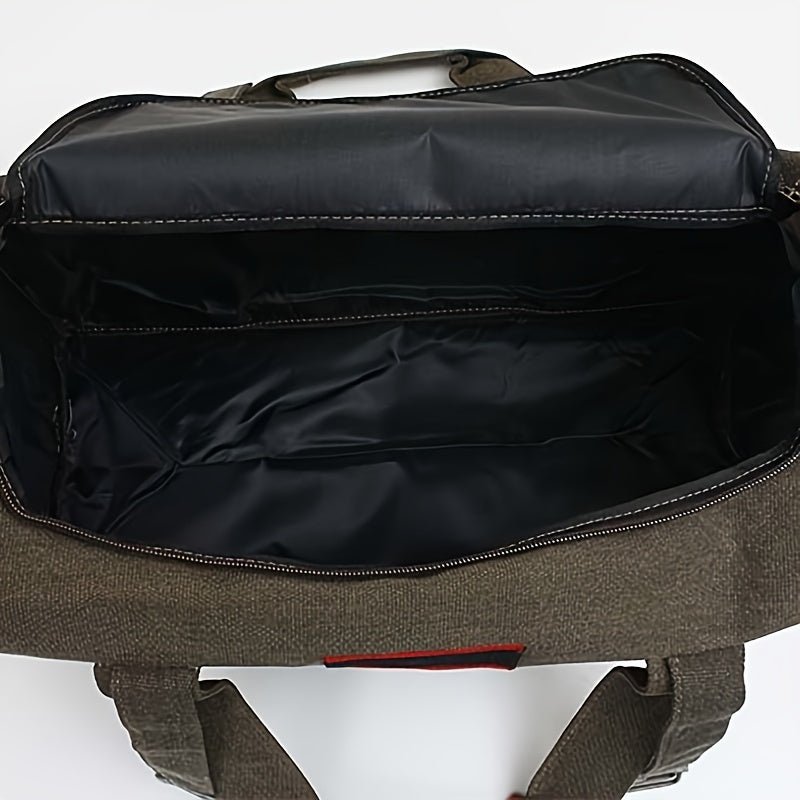 Spacious Canvas Duffle Bag