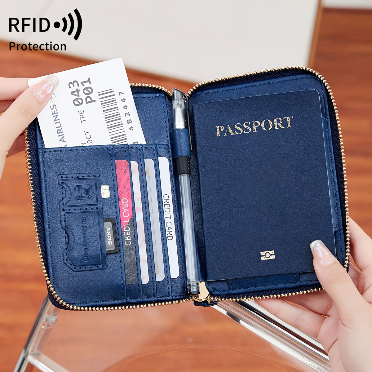 RFID-Secure Travel Wallet