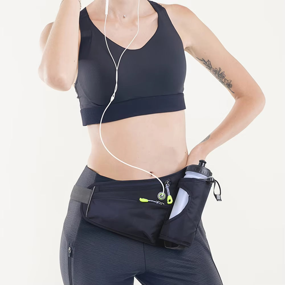 Amelia | Sports Hydration Crossbody Bum Bag with Water Bottle Holder