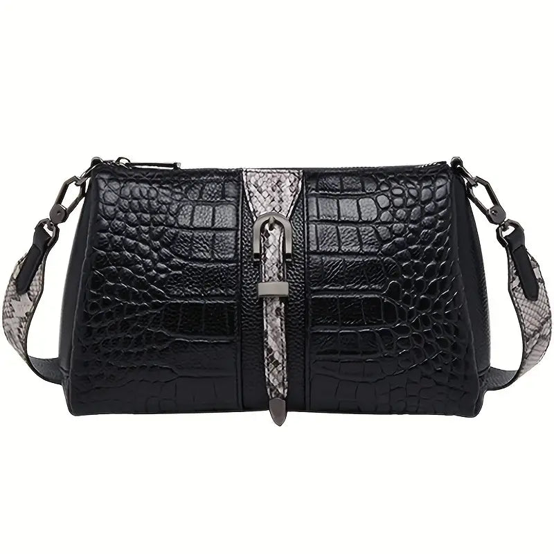 Delilah | Chic Crocodile Pattern Crossbody Sling Bag