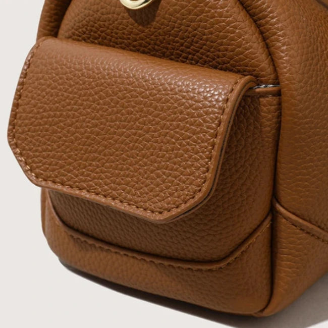 Ava | Women's Classic Boston Leather Crossbody Handbag