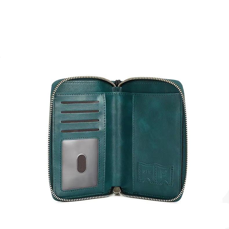 Lucas | RFID Blocking Passport Holder Travel Wallet with Wrist Strap