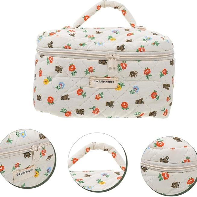 Bella | Kawaii Floral Cosmetic Travel Bag