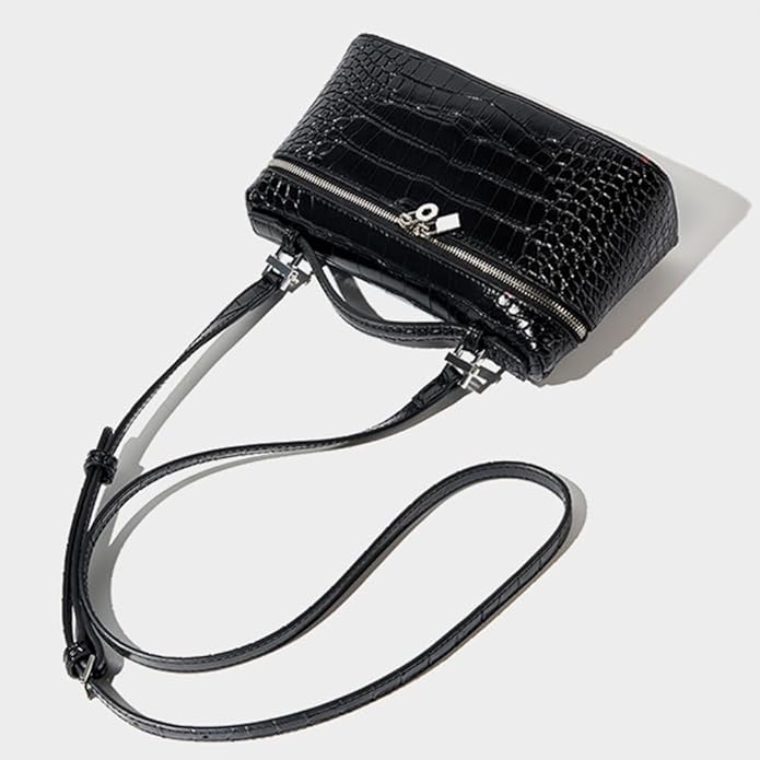 Elle | Women's Leather Top-Handle Crossbody Sling Handbag