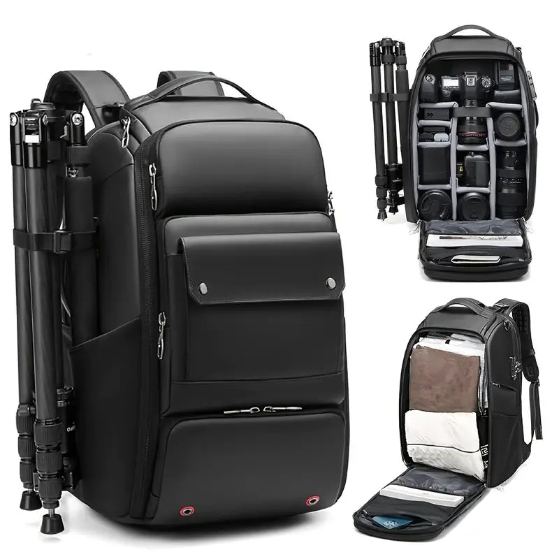 Lucas Large Camera Backpack with 43cm Laptop Sleeve