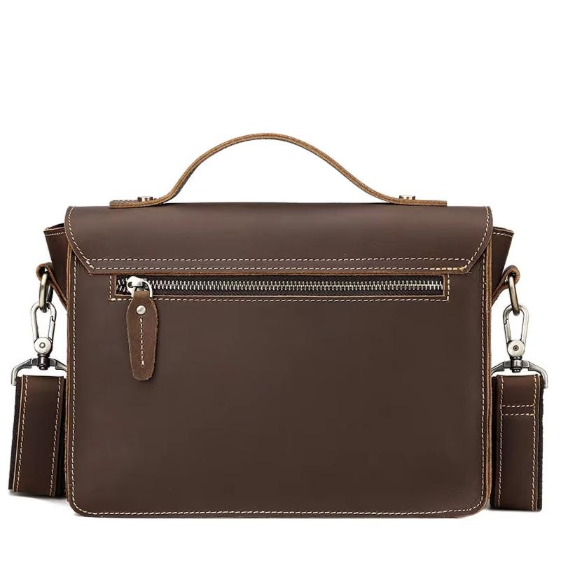 James | Vintage Crazy Horse Leather Crossbody Handbag