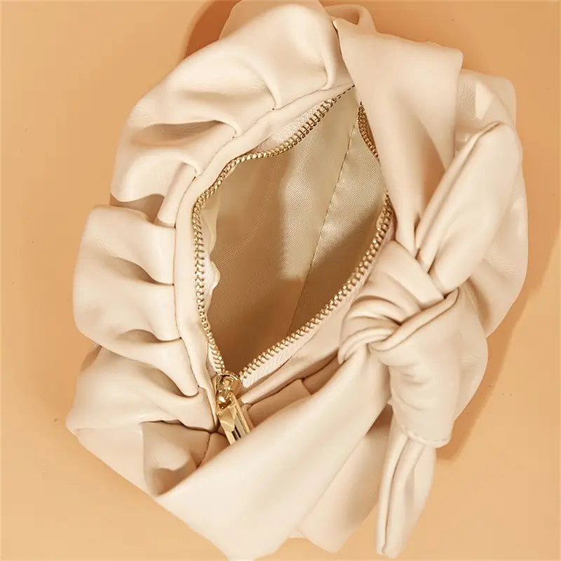 Eliza | Cloud Pleated Cosmetic Makeup Bag