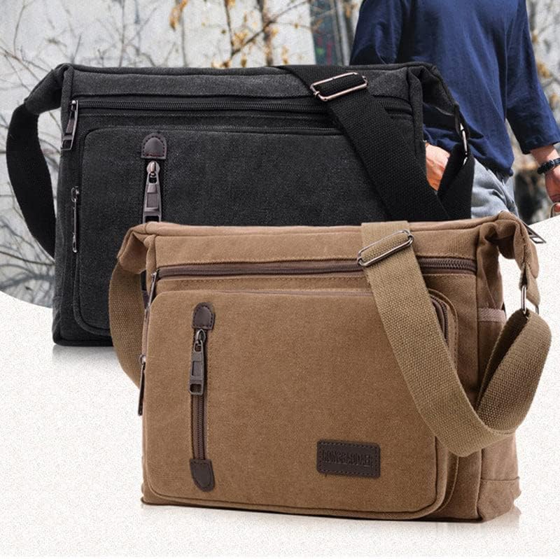 Axel | Timeless Canvas Crossbody Messenger Bag