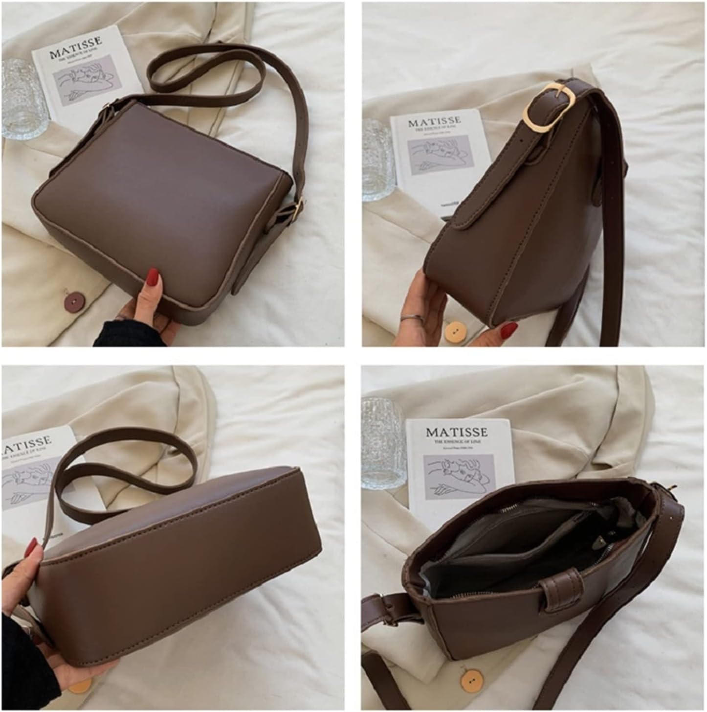 Amelia | Vintage Leather Crossbody Bag