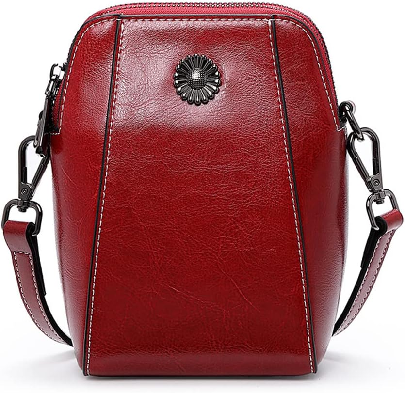 Kai | Compact Anti-Theft Leather Crossbody Bag