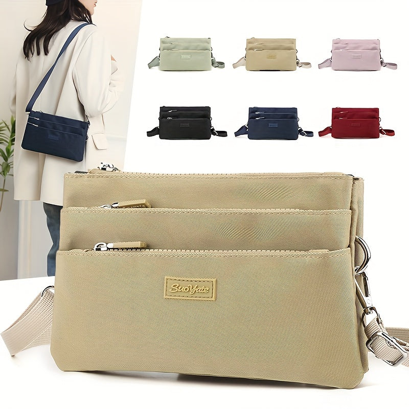 Caroline | Compact Multi-Layer Crossbody Bag