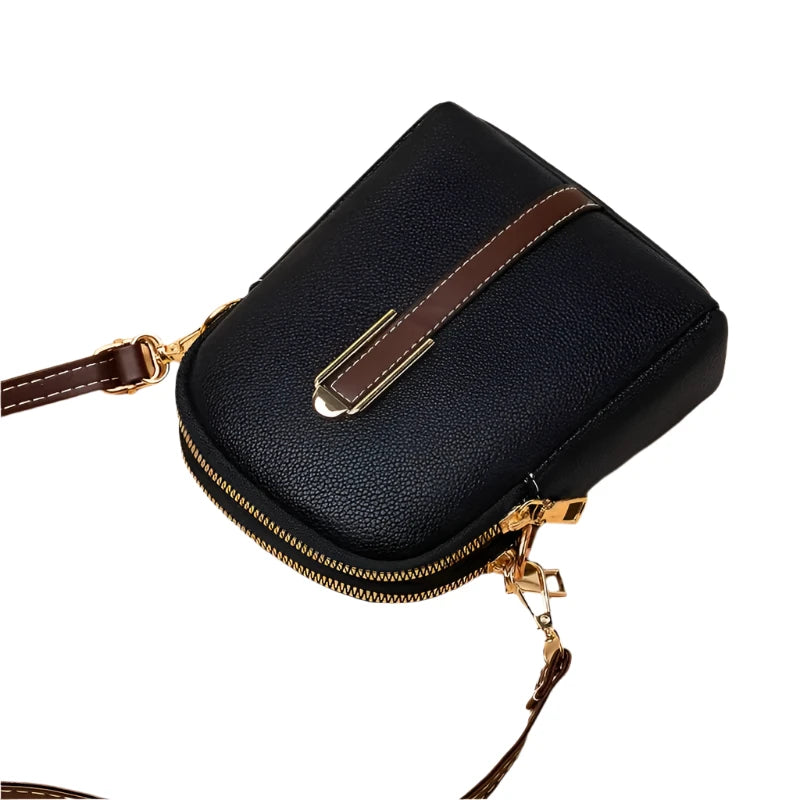 Ally | Retro Mini Leather Crossbody Sling Bag