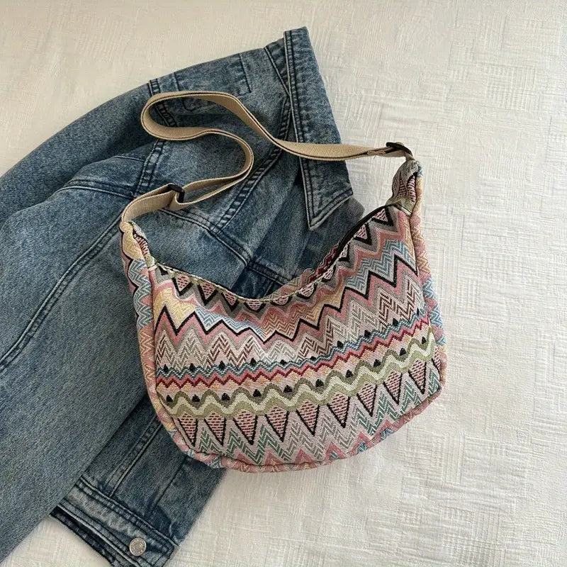 Luna | Women's Bohemian Canvas Crossbody Messenger Bag