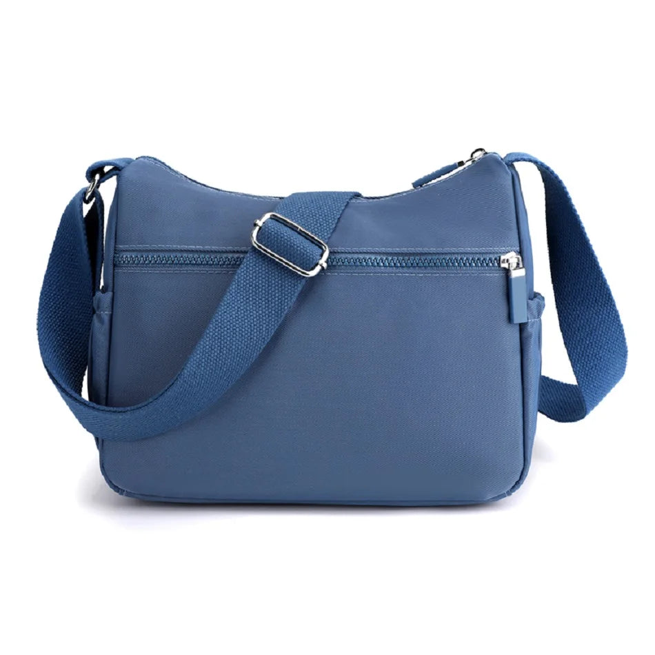 Mia | Women's Waterproof Nylon Multi-Pocket Crossbody Messenger Bag