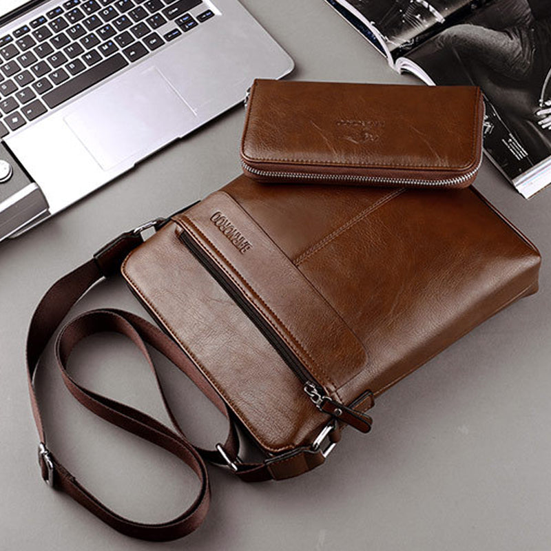 Maverick | Classic Anti-Theft Leather Crossbody Bag