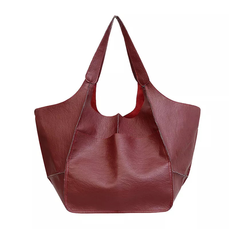 Emma | Women's Large Vegan Leather Tote Shoulder Bag