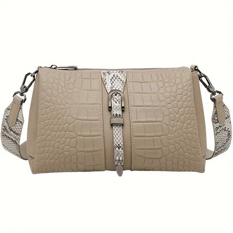 Delilah | Chic Crocodile Pattern Crossbody Sling Bag