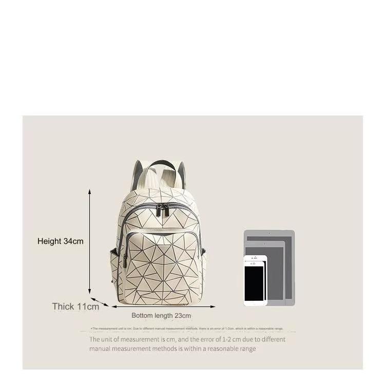 Angelo | Geometric Fashion Large Travel Backpack