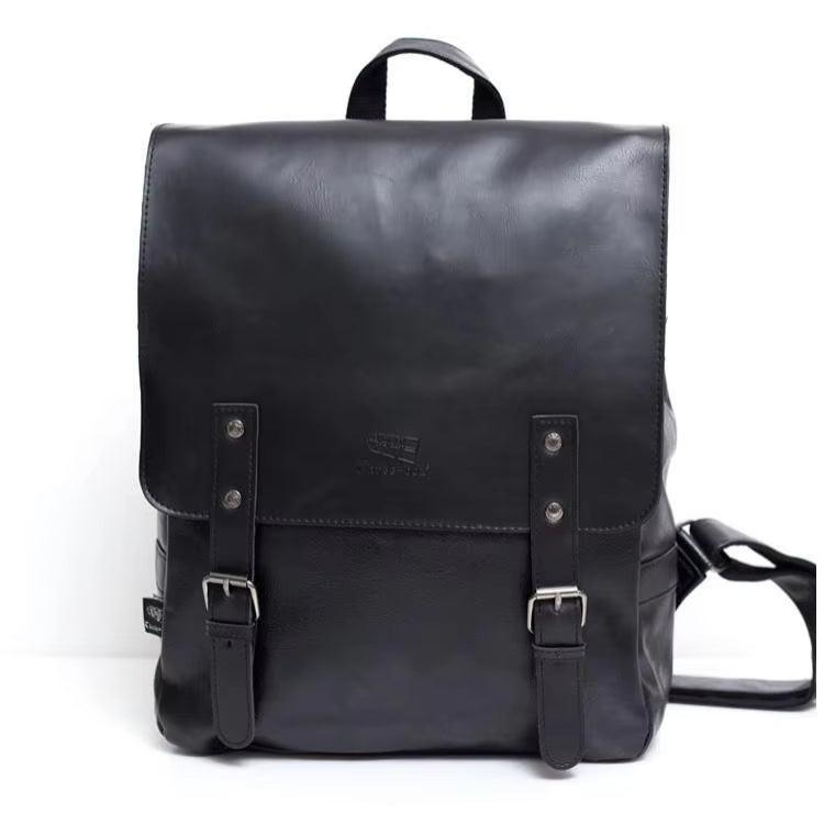 Chloe | Vegan Leather Dual Strap Large Travel Laptop Backpack