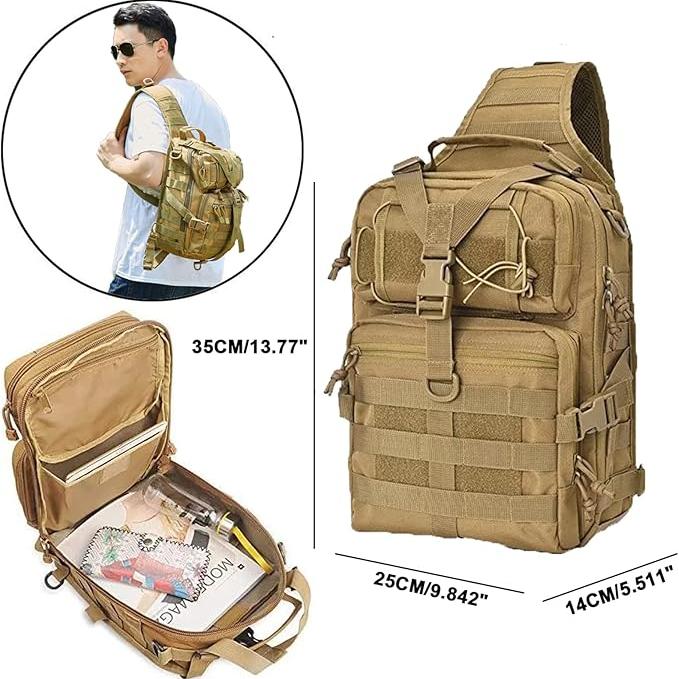 Tyler | Men's Tactical Large Travel Crossbody Sling Bag