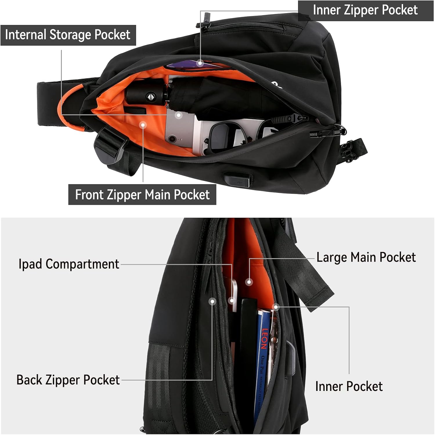 Victor | Secure Water-Resistant Crossbody Travel Bag