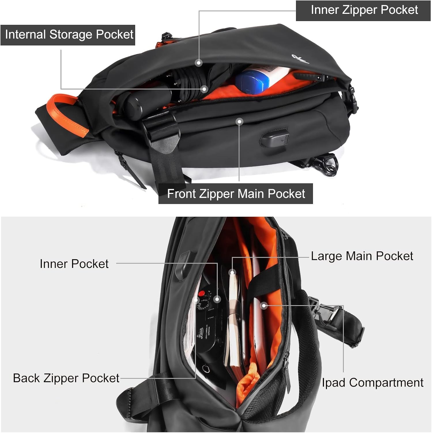 Victor | Secure Water-Resistant Crossbody Travel Bag