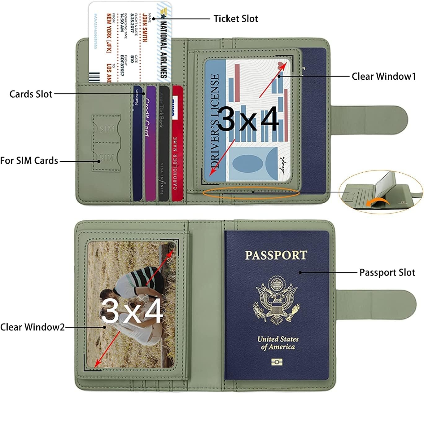 RFID Secure Passport Holder