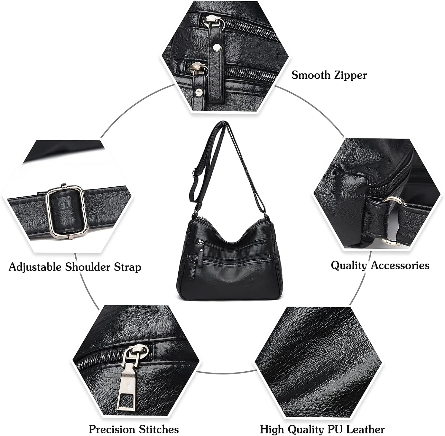 Lila | Anti-Theft Crossbody Organiser Bag