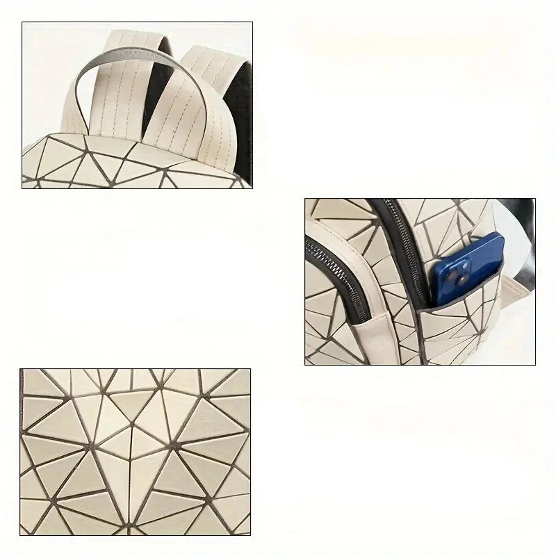 Angelo | Geometric Fashion Large Travel Backpack