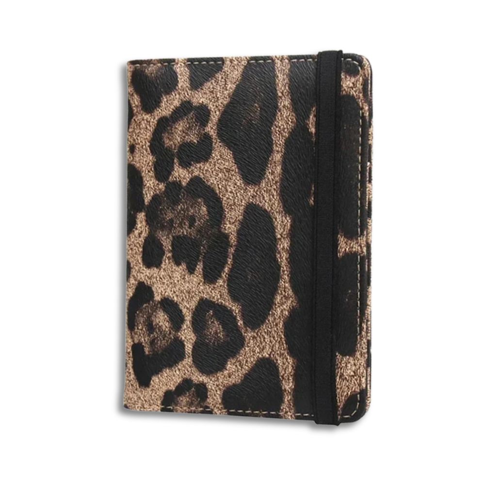 Leo | Lightweight Leopard Print Passport Holder Travel Wallet