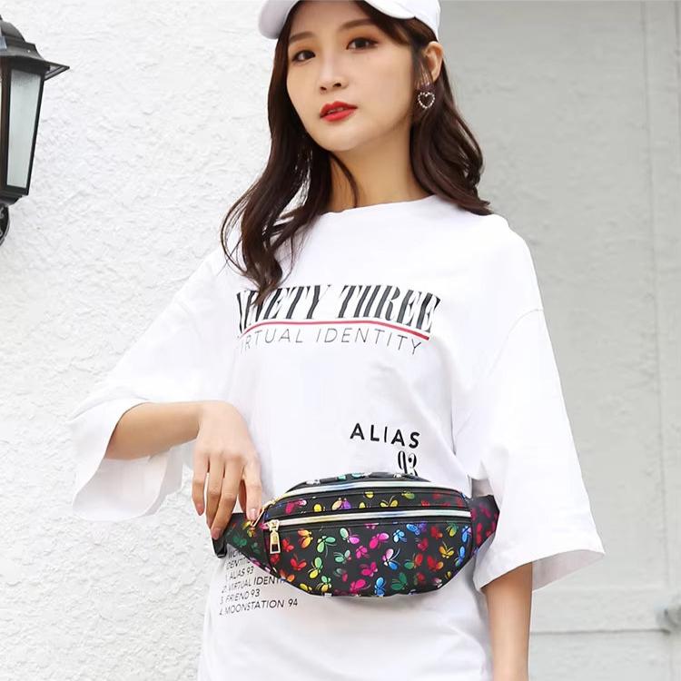 Alina | Women's Butterfly Printed Crossbody Fanny Pack Bum Bag