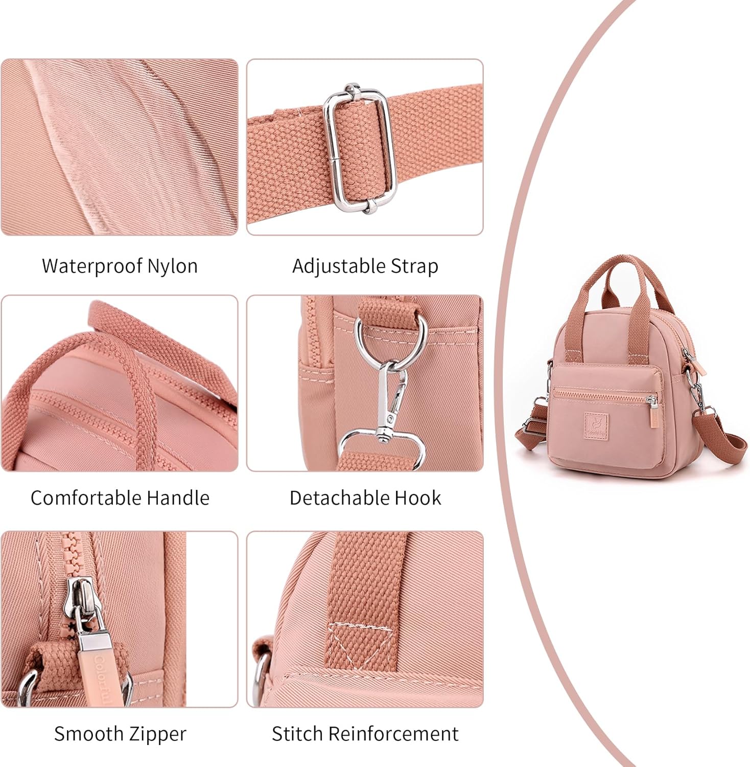 Cole | Compact Waterproof Crossbody Bag