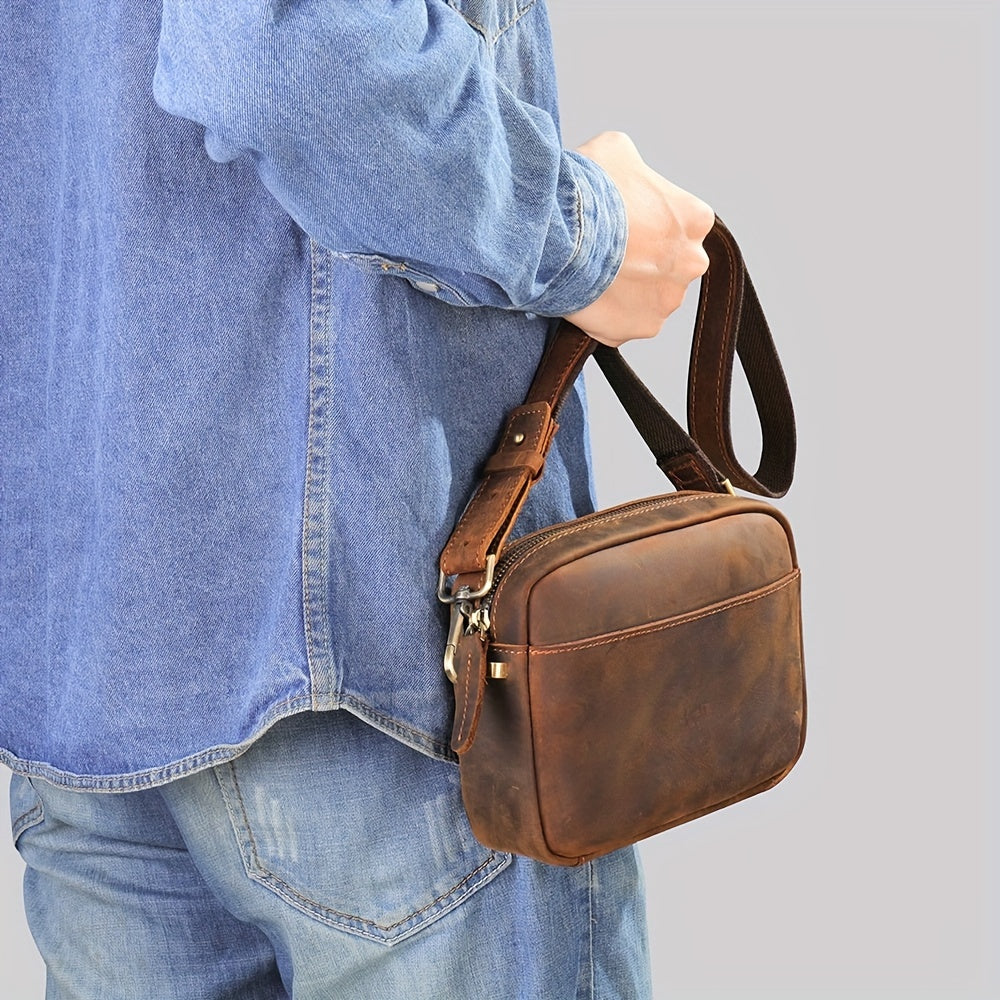 Noah | Premium Cowhide Leather Crossbody Sling Bag