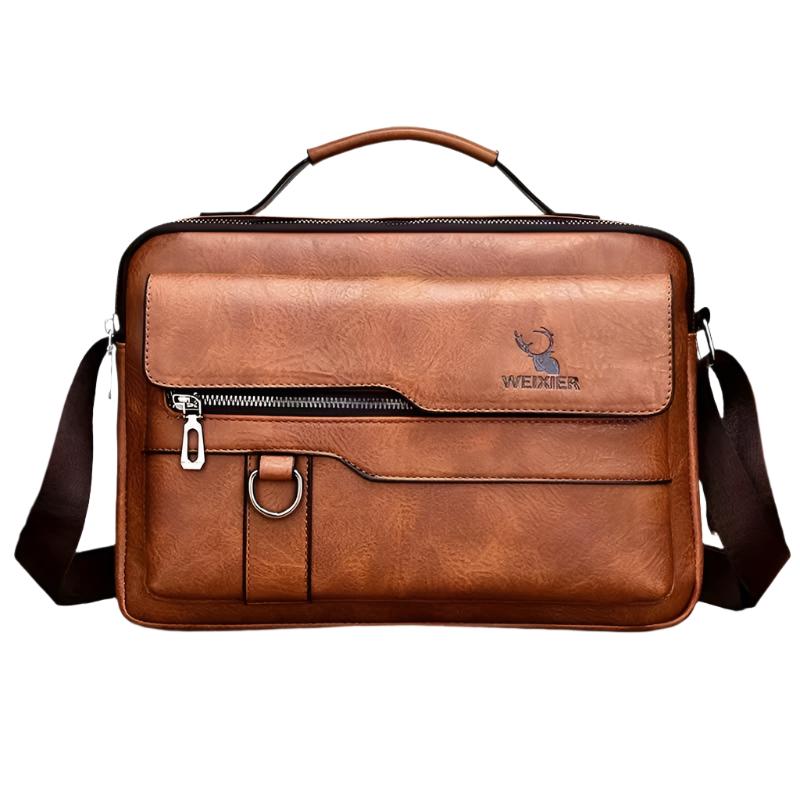 Hugo | Stylish Leather Small Crossbody Messenger Bag