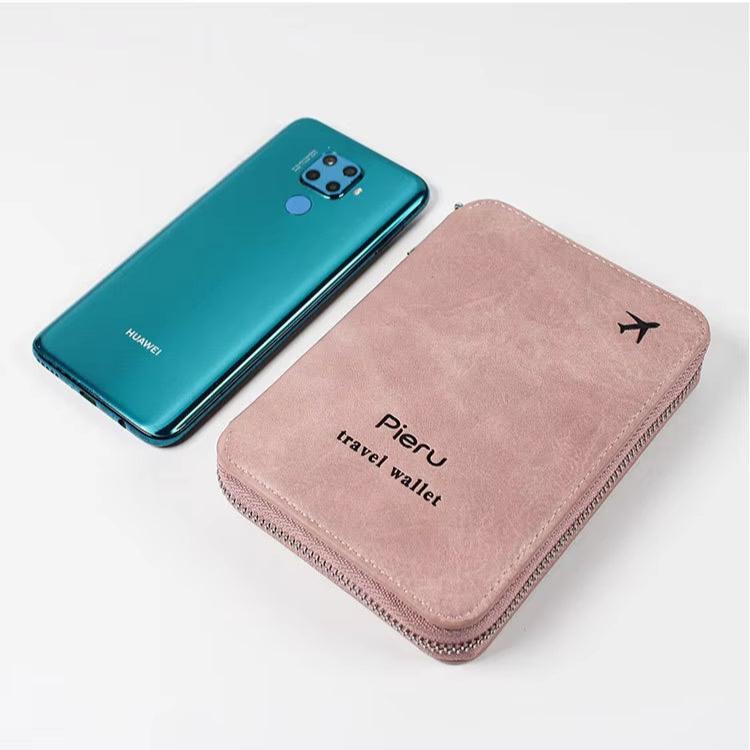 Evelyn | RFID Blocking Passport Holder Travel Wallet