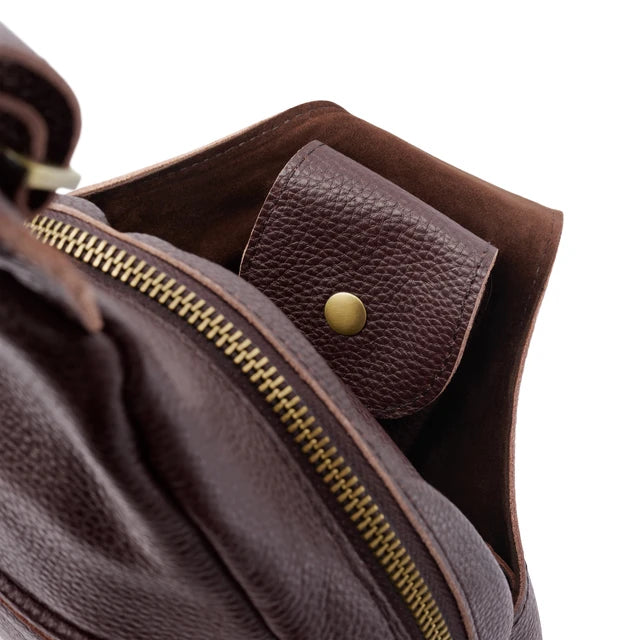 Aidan | Compact Leather Crossbody Bag