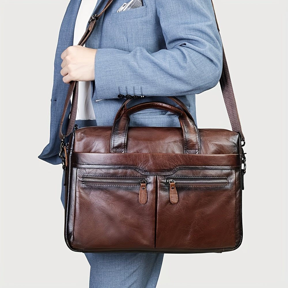 Santino | Casual Leather Laptop Bag